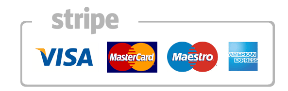 Akzeptierte Zahlungsmethoden: Visa, Mastercard, Maestro, American Express